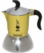 2 - Bialetti moka caffettiera Fiammetta Induction 2 tazze induzione Gialla