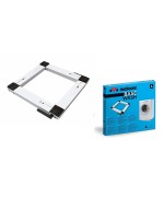 1 - Supporto Base Wash con ruote per lavatrice asciugatrice Meliconi