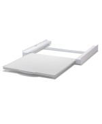 3 - Supporto Base Torre Plus lavatrice asciugatrice Meliconi con ripiano