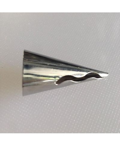 1 - DECORA CORNETTO 030 IN ACCIAIO INOX PER DECORAZIONE DOLCI TORTA PUNTA