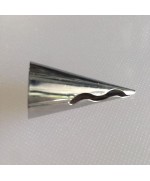 1 - DECORA CORNETTO 030 IN ACCIAIO INOX PER DECORAZIONE DOLCI TORTA PUNTA