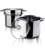 2 - Pastarella pentola con cestello Aeternum La Divina scolapasta 22 cm