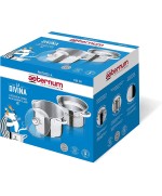 4 - Pastarella pentola con cestello Aeternum La Divina scolapasta 22 cm