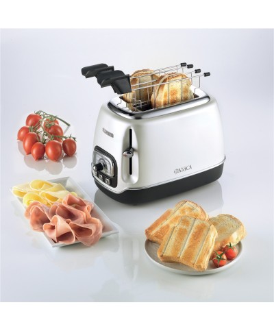 2 - Tostapane 2 fette Ariete Classica pinze tosta toast 158 perla