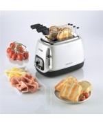 2 - Tostapane 2 fette Ariete Classica pinze tosta toast 158 perla