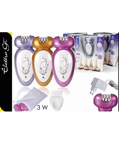 1 - EPILATORE DEPILATORE DONNA LADY SHAVER ELETTRICO RICARICABILE CON LUCE
