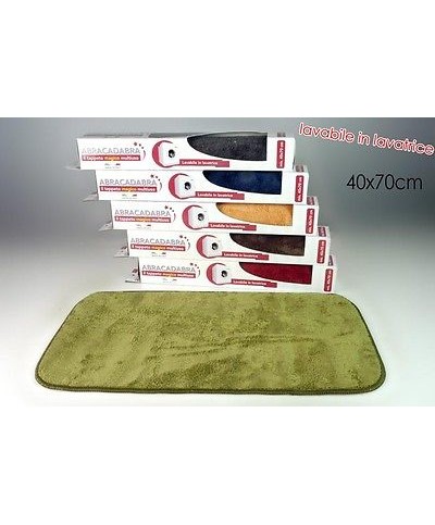 1 - TAPPETO MAGICO MULTIUSO MICROFIBRA ANTISCIVOLO LAVABILE ZERBINO 40 X 70 CM