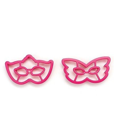 1 - DECORA SET 2 TAGLIAPASTA TAGLIA PASTA FORMA MASCHERA MASCHERE CARNEVALE