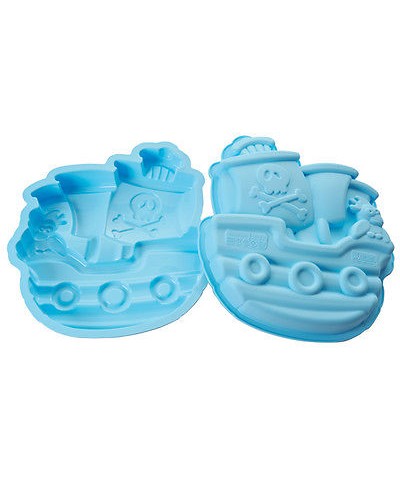 1 - SILIKOMART STAMPO SILICONE NAVE PIRATA PIRATES BOAT TORTA BIMBO SFT 335