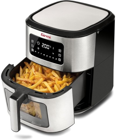 1 - Girmi friggitrice ad aria calda FG88 6,5 lt finestra luce interna 1700 W