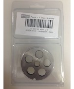 1 - REBER PIASTRA TC 5 DIAM. 12 MM ACCIAIO INOX PER TRITACARNE ELETTRICO