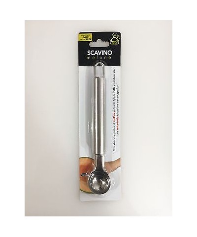 1 - SCAVINO MELONE PORZIONATORE CUCCHIAIO DOSA PALETTA DOSATORE ACCIAIO INOX