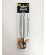 1 - SCAVINO MELONE PORZIONATORE CUCCHIAIO DOSA PALETTA DOSATORE ACCIAIO INOX