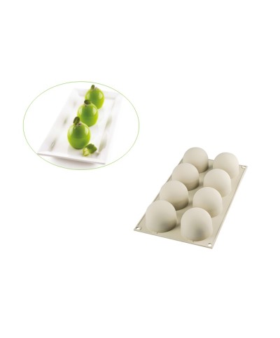 1 - Stampo silicone Dolce tartufo multiporzione Silikomart sfera 3D