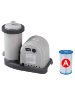 2 - INTEX PISCINA ULTRA FRAME TONDA ROTONDA CON POMPA FILTRO 488X122 CM 26322