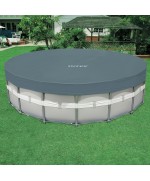 5 - INTEX PISCINA ULTRA FRAME TONDA ROTONDA CON POMPA FILTRO 488X122 CM 26322