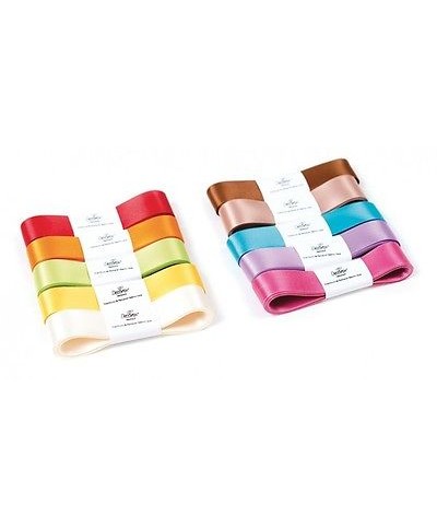 1 - DECORA NASTRINO NASTRINI MATASSINA MATASSINE DOPPIO RASO GIALLO TORTE