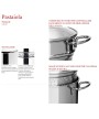 2 - Pastaiola inox e vetro Lagostina