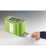 3 - ARIETE TOSTAPANE TIMER 2 PINZE ACCIAIO TOSTA TOAST TIME PANE VERDE 124