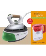 1 - ARIETE FERRO STIRO SISTEMA STIRANTE STIROMATIC 5577 CON CARAFFA HIDROGENIA