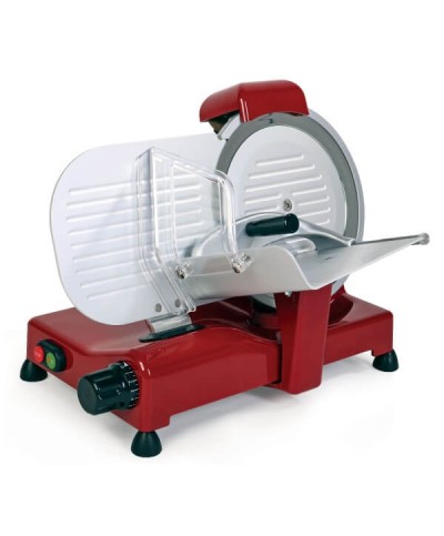 1 - Affettatrice 25 cm Vintage Red + affilatoio Rgv rossa