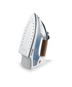 2 - Ferro da stiro vapore piastra acciaio Milord 7800 Termozeta manico sughero