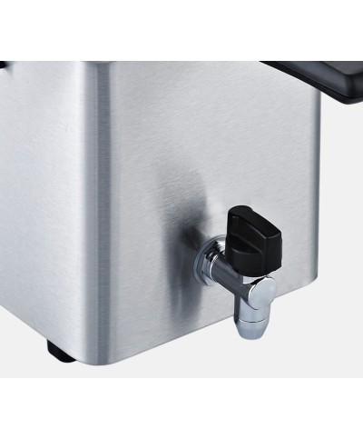 2 - Friggitrice 3/4 litri professionale con rubinetto FRY4 RGV