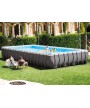 1 - INTEX 28376 PISCINA INTEX RETTANGOLARE 975X488X132 CM POMPA COMBO CLORINATORE 26376