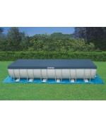 5 - INTEX 28376 PISCINA INTEX RETTANGOLARE 975X488X132 CM POMPA COMBO CLORINATORE 26376