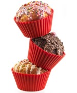 2 - 6 pirottini in silicone per muffin cupcakes Silikomart