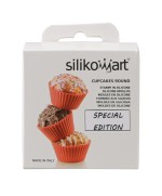3 - 6 pirottini in silicone per muffin cupcakes Silikomart