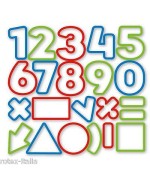 1 - TESCOMA 21 STAMPI NUMERI TAGLIAPASTA TAGLIA PASTA BISCOTTI TAGLIABISCOTTI