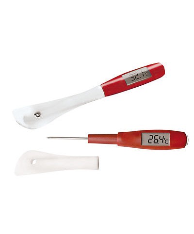 1 - PADERNO YOOCOOK TERMOMETRO DIGITALE CON SPATOLA IN SILICONE 50°/250° C