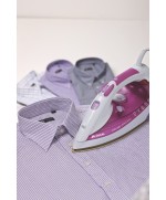 2 - ARIETE STEAM IRON DELUXE 2400W FERRO DA STIRO VAPORE PIASTRA CERAMICA 6216