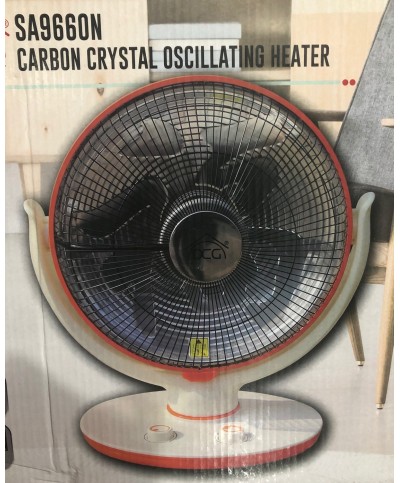 1 - Stufa oscillante elettrica carbonio Dcg SA9660