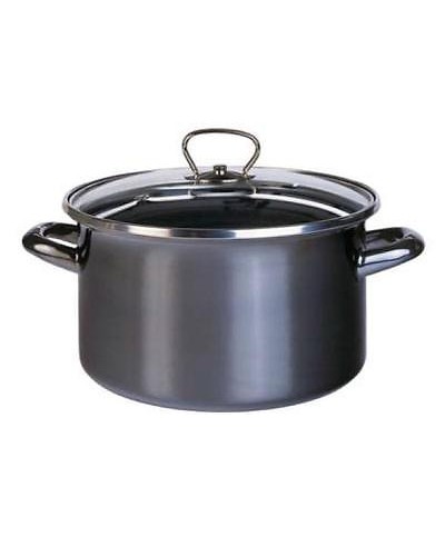 1 - Pentola con coperchio ø  24 CM GWS PROFI BLACK STAR 011246