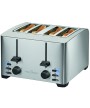 2 - Tostapane in acciaio inox 4 posti Profi cook TA1073