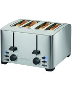 2 - Tostapane in acciaio inox 4 posti Profi cook TA1073