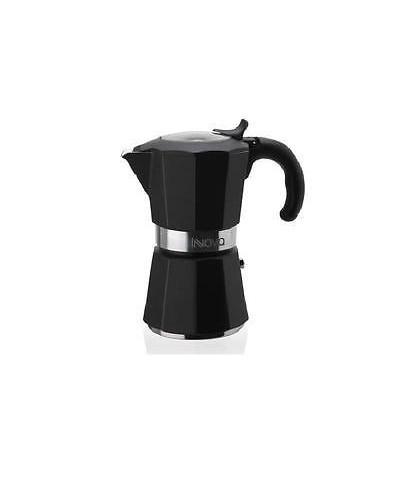 1 - Caffettiera Miss Moka Innova Black Forever 6 tz induzione
