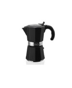 1 - Caffettiera Miss Moka Innova Black Forever 6 tz induzione