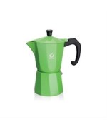1 - FOREVER MISS MOKA SUPER CAFFETTIERA CAFFE 6 TZ CAFFÈ ESPRESSO VERDE NEW