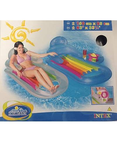 1 - POLTRONA MARE GONFIABILE, PER PISCINA CON MINIBAR