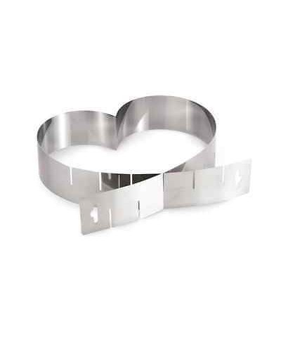 1 - GIANNINI EXTRAGOURMET STAMPO CUORE REGOLABILE H 5 CM ACCIAIO INOX 24 858