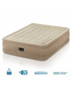 2 - Materasso gonfiabile matrimoniale Intex 64456 pompa elettrica beige