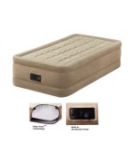 1 - Materasso gonfiabile singolo Intex 64456 pompa elettrica beige