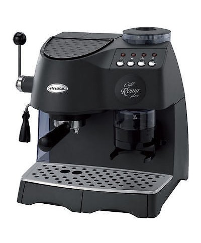 1 - ARIETE CAFÈ ROMA PLUS 1329/1 MACCHINA DA CAFFE' ESPRESSO CAFFÈ MACINACAFFÈ