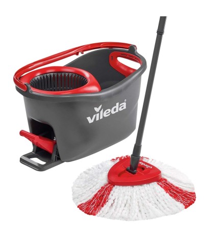 1 - Lavapavimenti secchio strizzatura a pedale Turbo Sistema Vileda
