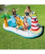 2 - Piscina play center Fishing 57162 Intex bambini gonfiabili con scivolo