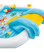4 - Piscina play center Fishing 57162 Intex bambini gonfiabili con scivolo