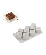 1 - Stampo silicone Mosaico multiporzione Silikomart cubo 3D